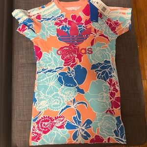 Adidas girls tshirt dress